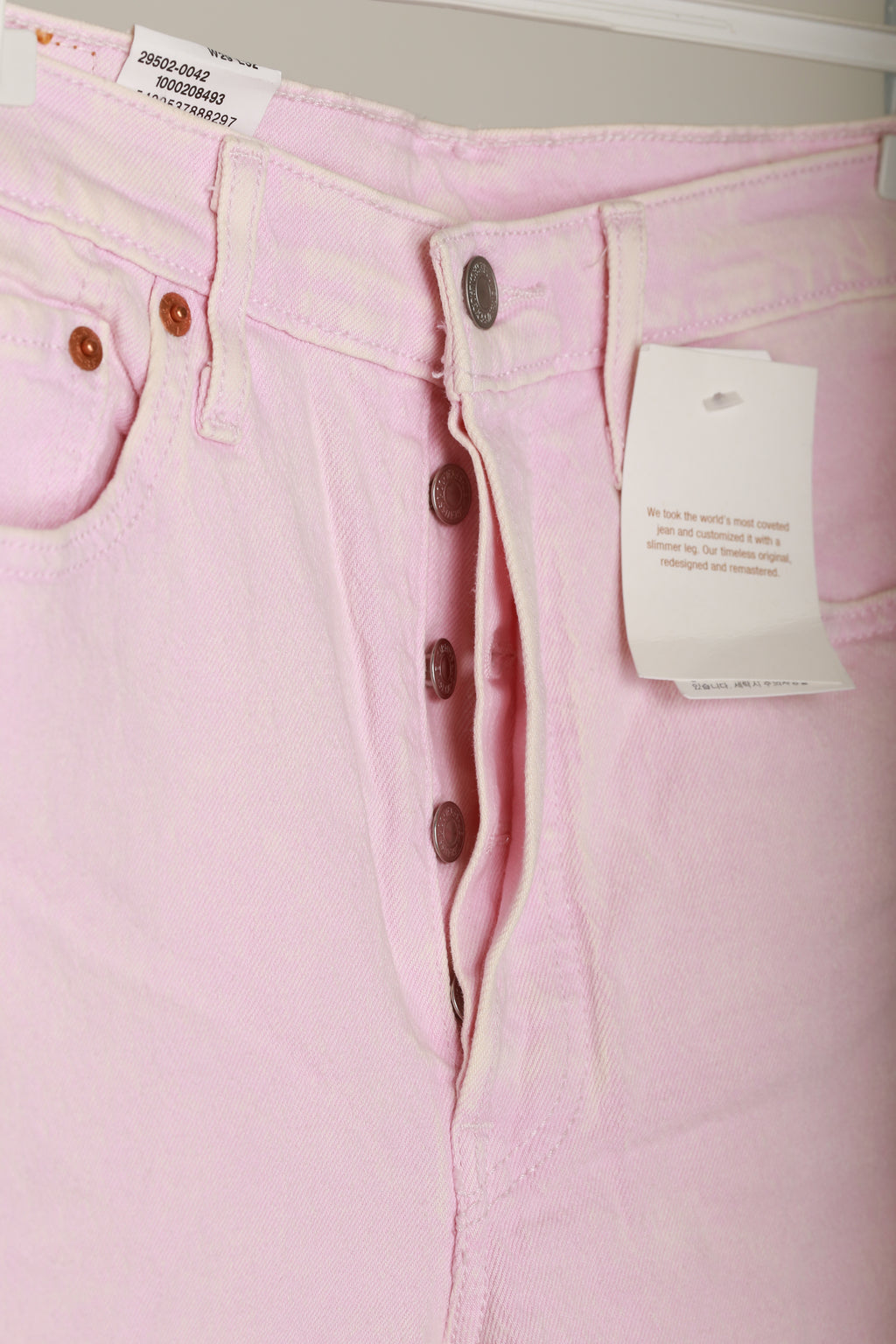 Spodnie Levi’s 501 różowe