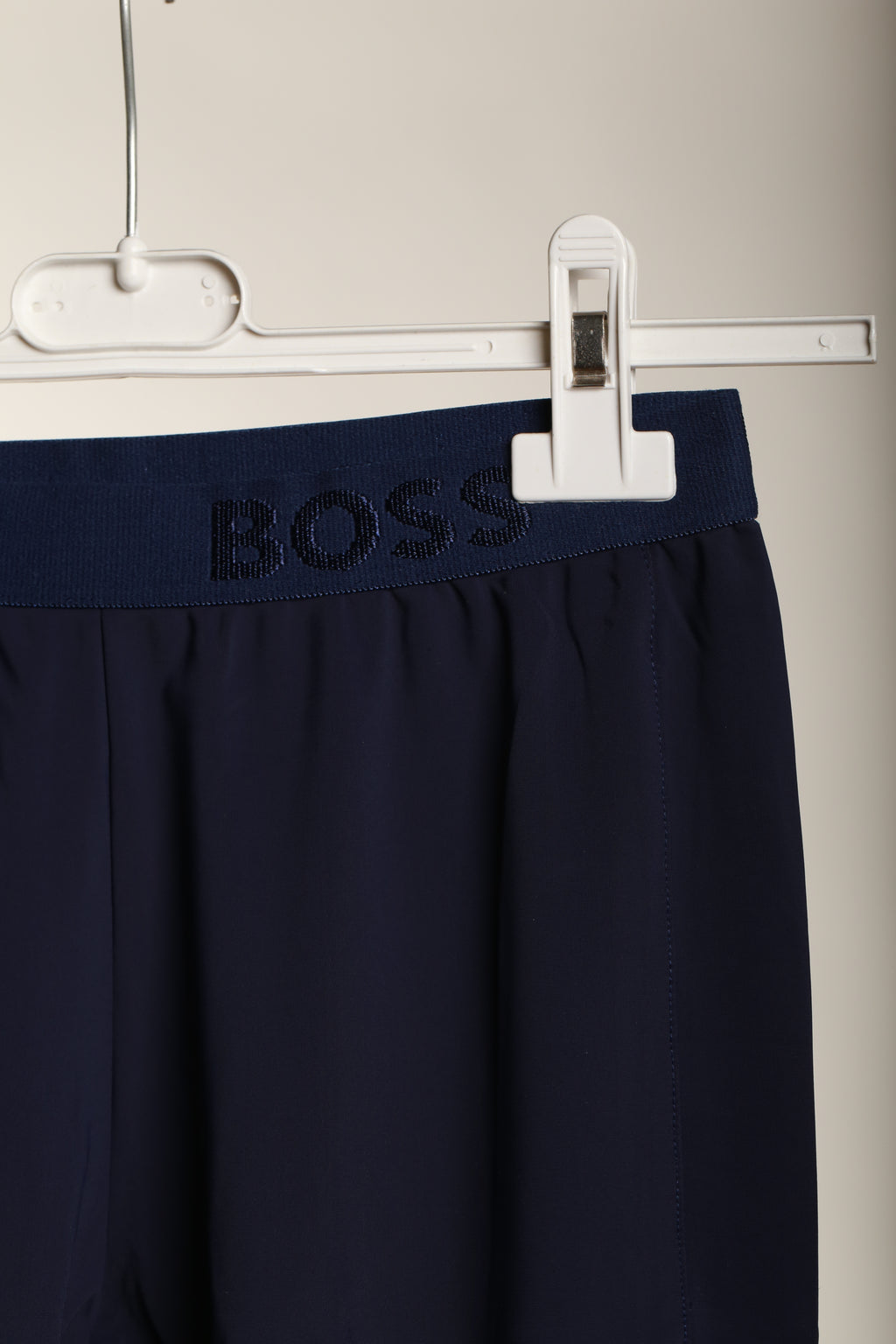 Damskie legginsy sportowe BOSS M – granatowe