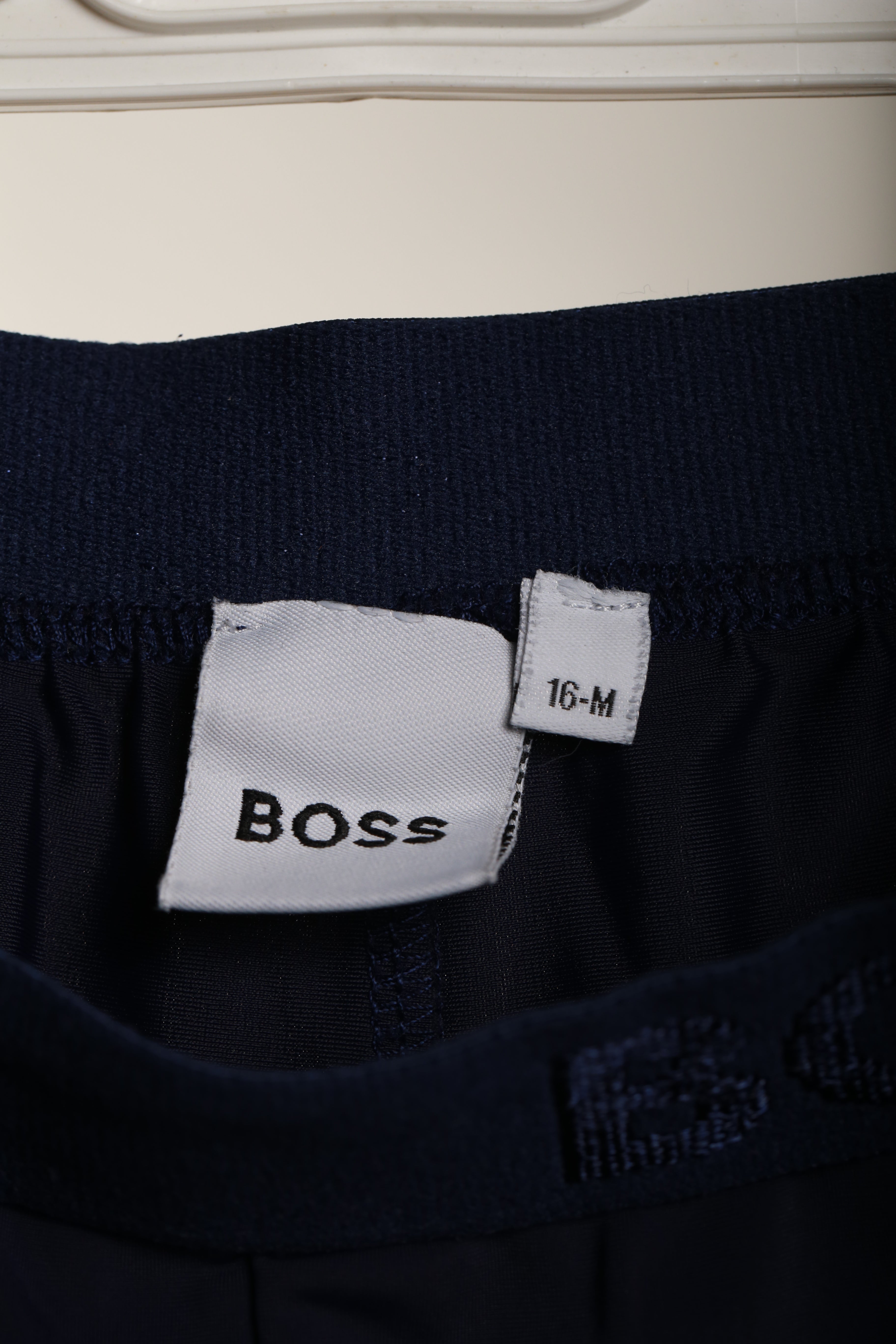 Damskie legginsy sportowe BOSS M – granatowe
