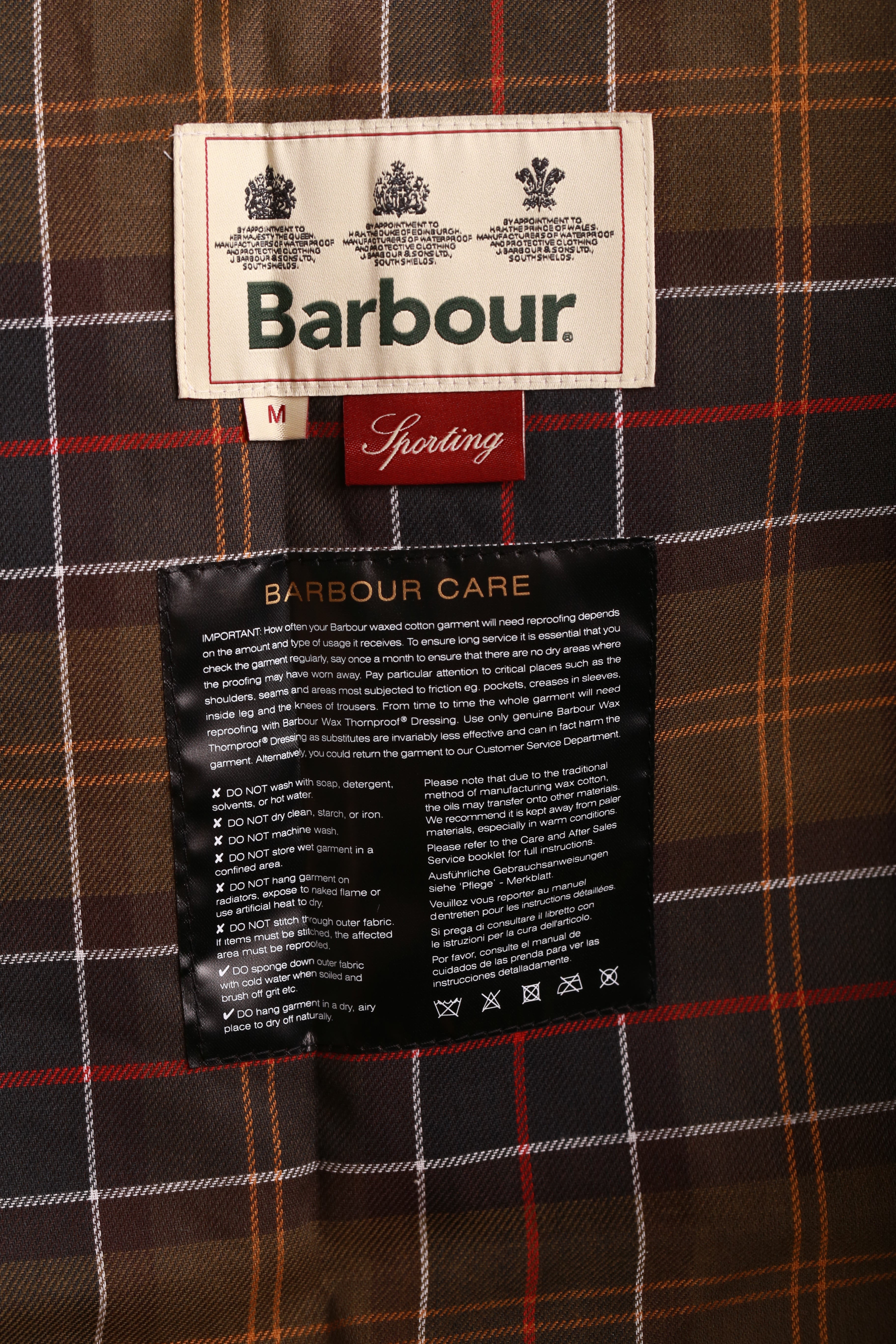 Czapsy Barbour nogawki ochronne